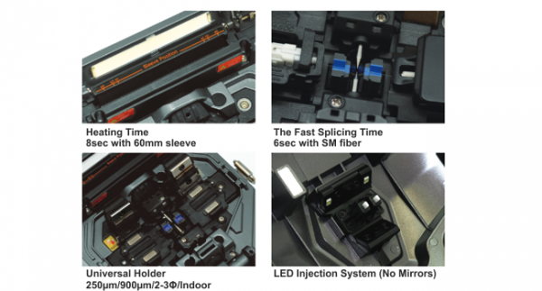 FiberFox Mini 6S+ Core Alignment Fusion Splicer (With WiFi)